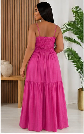 Robe d'été à volants
