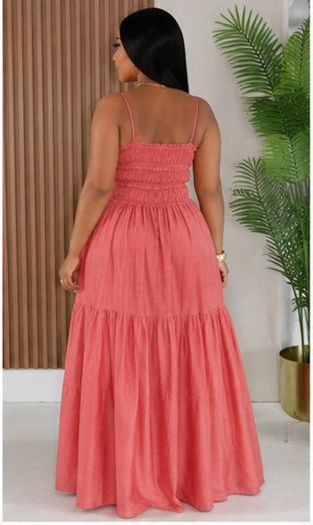 Robe d'été à volants