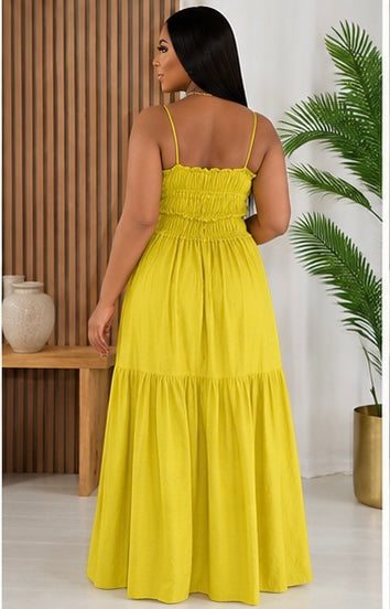 Robe d'été à volants