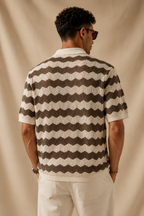 Chemise Tricotée Homme dos — RENEE FASHION