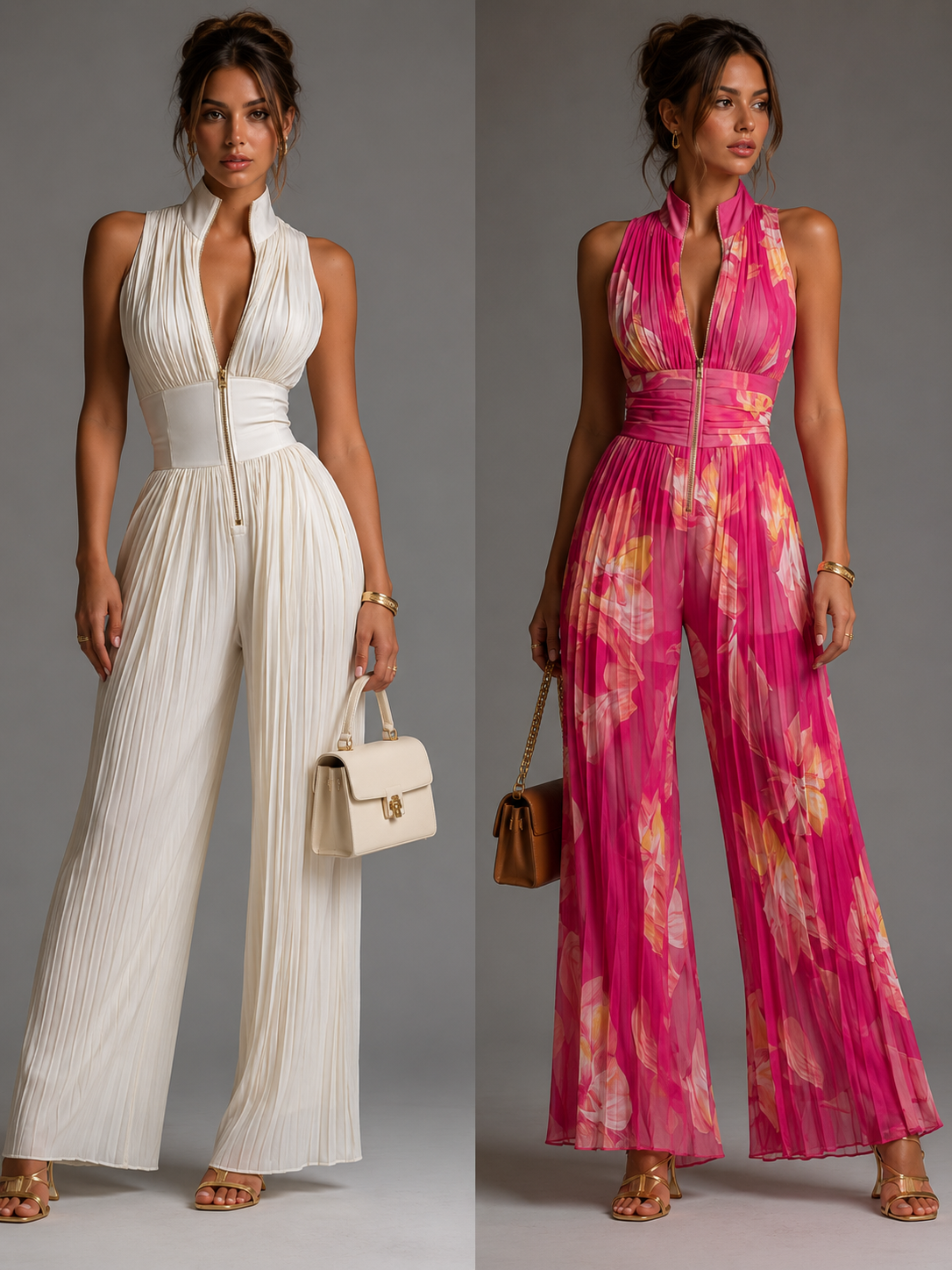 Combinaison Plissée style — RENEE FASHION