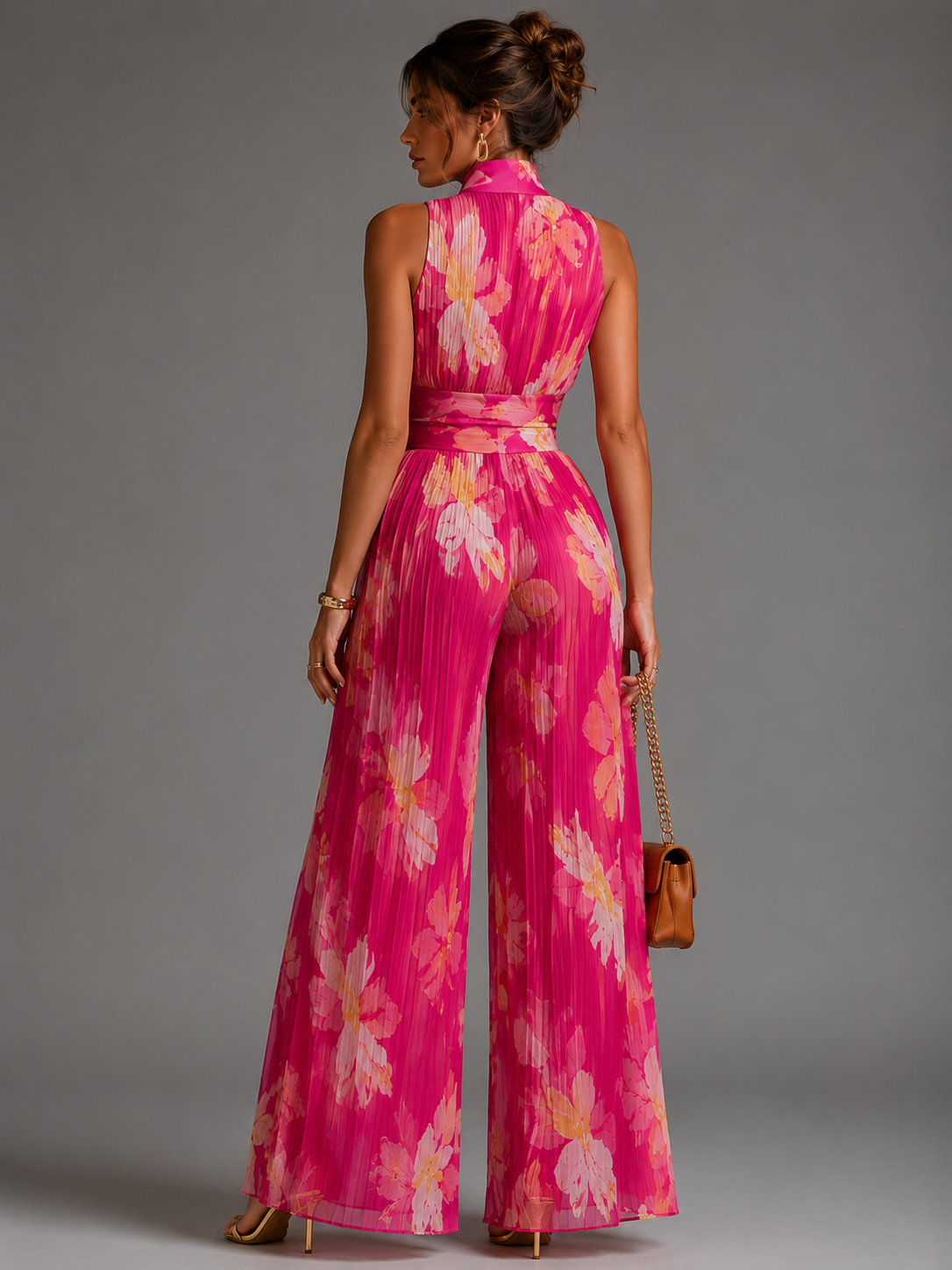 Combinaison Plissée détail — RENEE FASHION