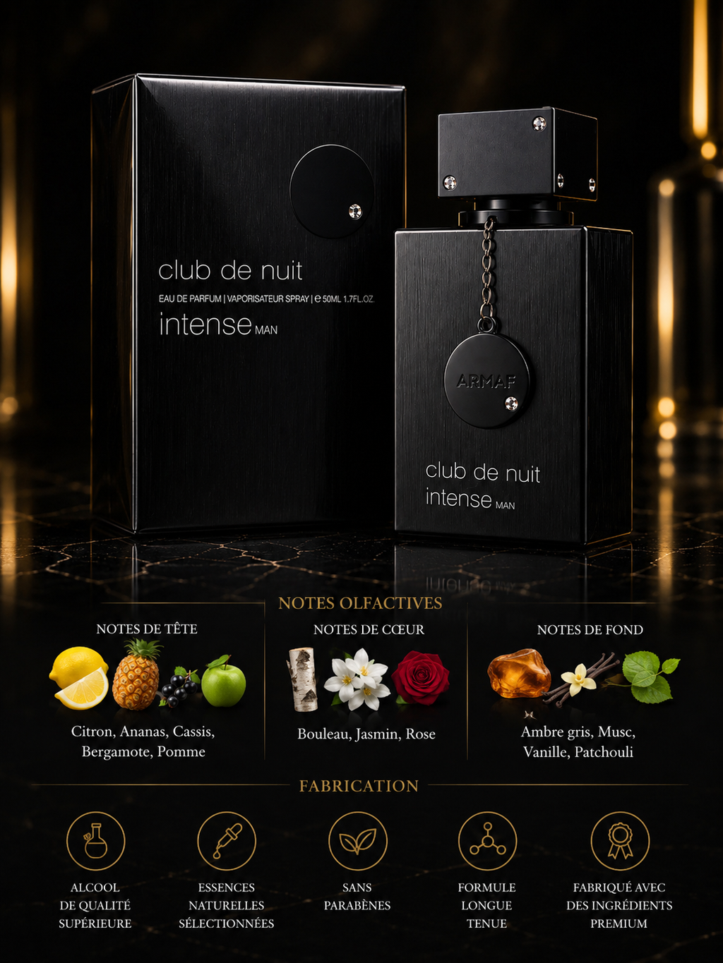 Club de Nuit Intense Homme 50 ml