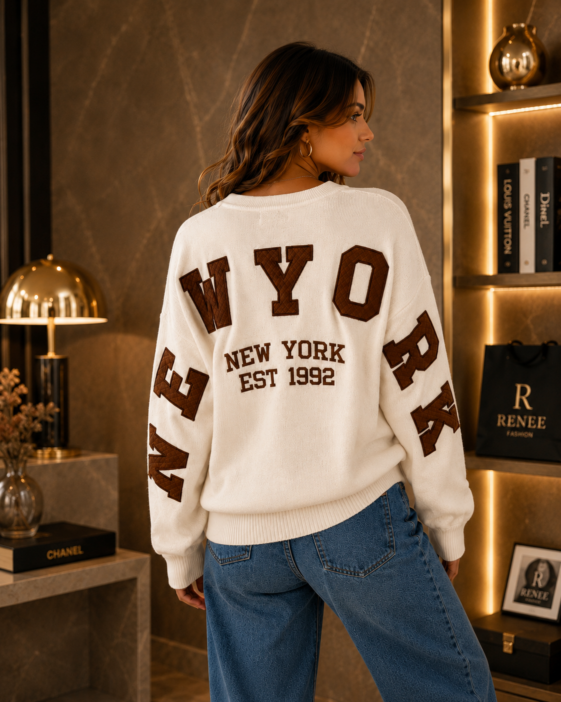 Pull Oversize Femme NY
